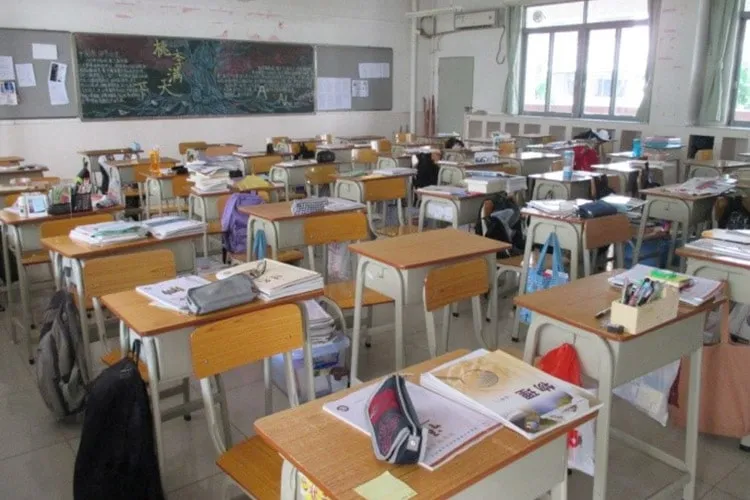 tussenjaar china school binnen