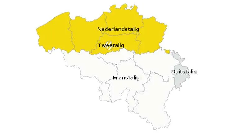 studeren in belgie taalgebieden