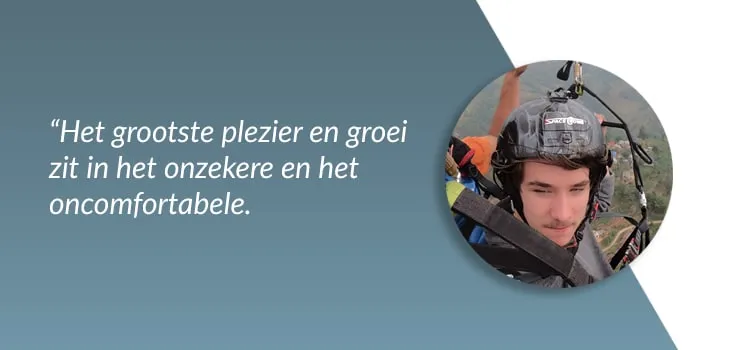 Het Tussenjaar van...Camiel - "Soms moet je twijfel aan de kant zetten en er gewoon voor gaan."