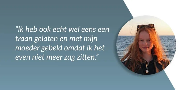 Het Tussenjaar van...Fleur - "Helaas, door corona werd het reizen wel wat minder makkelijk"